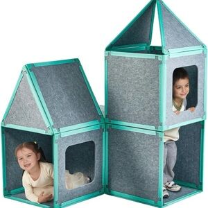 Magnetic Fort Building Kit for kids